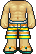 Striped Beach Trunk