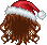 Christmas Cap (Brown Hair) (F)
