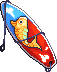 Gold Fish Surfboard